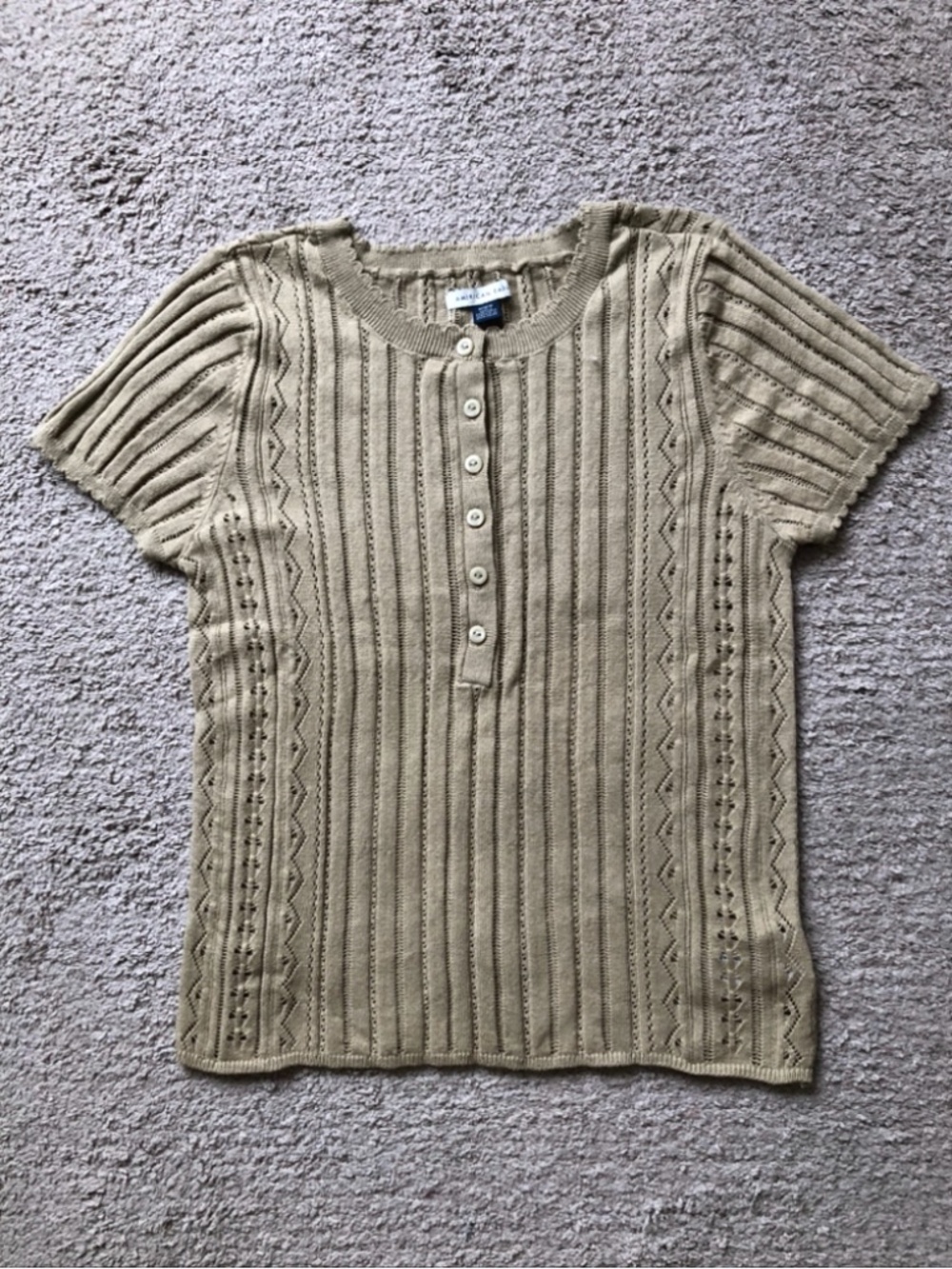 AE Outfitters- 100% Cotton Knitted Top.NWOT.